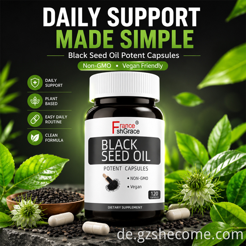 Herbal Black Seed Oil Capsules5